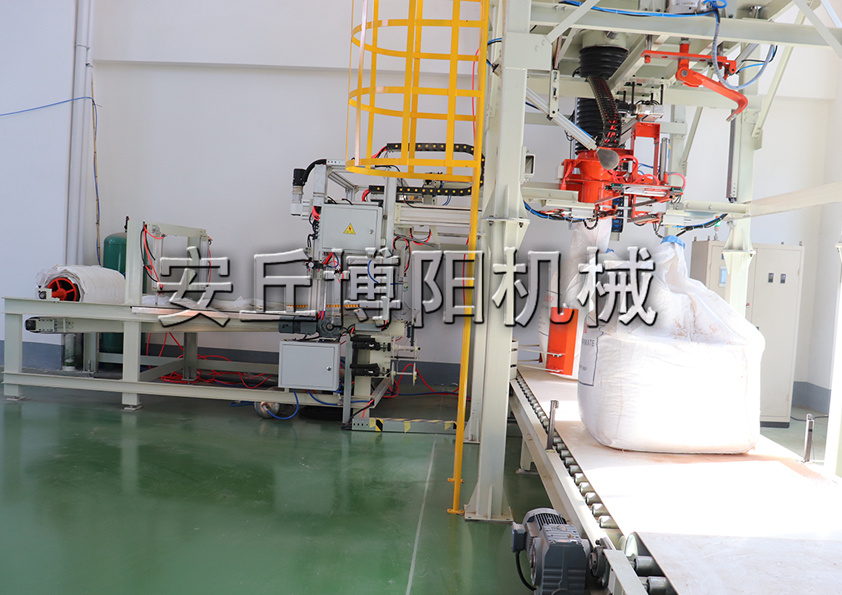 鋰電池粉全自動噸袋包裝機(jī)工作流程 粉料全自動定量包裝秤特點